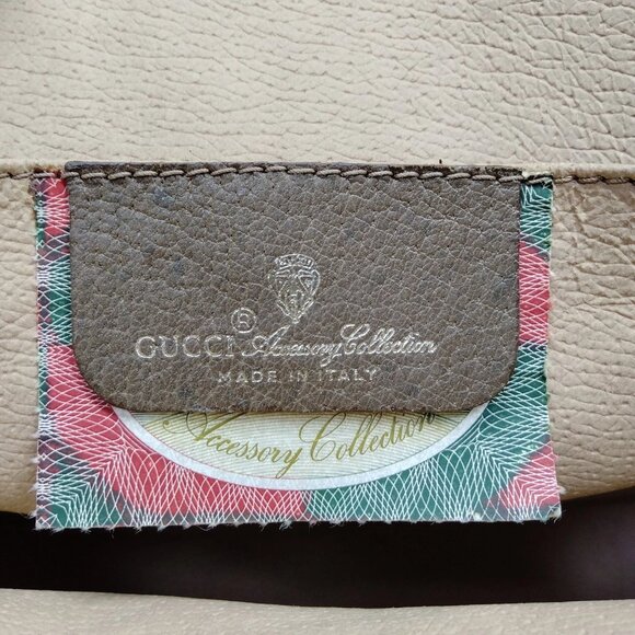 Authentic Gucci Vintage Clutch Bag Sherry Line Brown PVC mn294-120625 - Picture 16 of 16